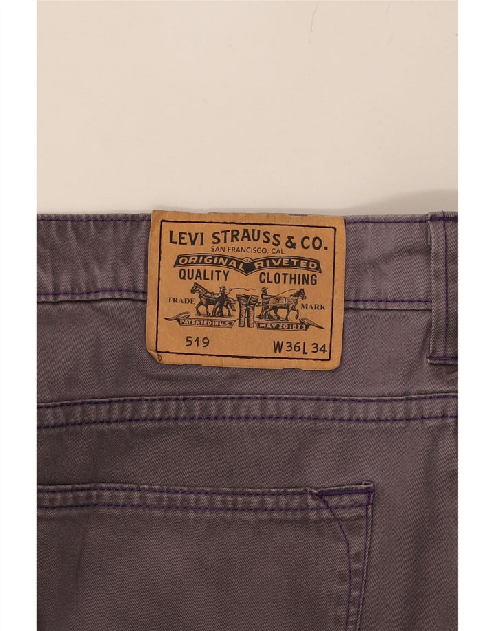 LEVI'S Mens 519 Straight Jeans W36 L29 Purple Vintage Levi's and Second-Hand Levi's from Messina Hembry 