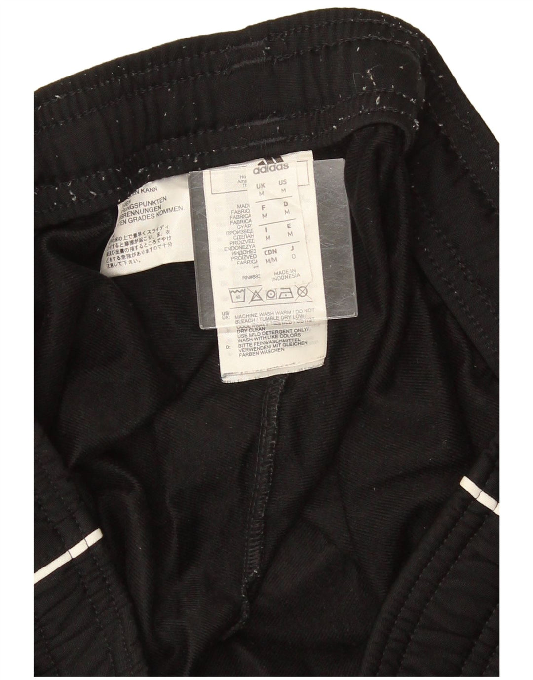 Pantaloni da tuta da uomo Adidas Joggers medio poliestere nero
