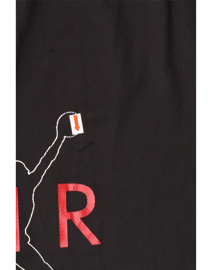 Pantaloncini sportivi con grafica Jordan da ragazzo 13-14 anni XL poliestere nero