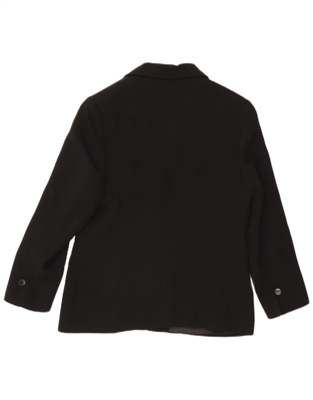 Giacca blazer da donna a 3 bottoni Marcona UK 16 grande poliestere nero
