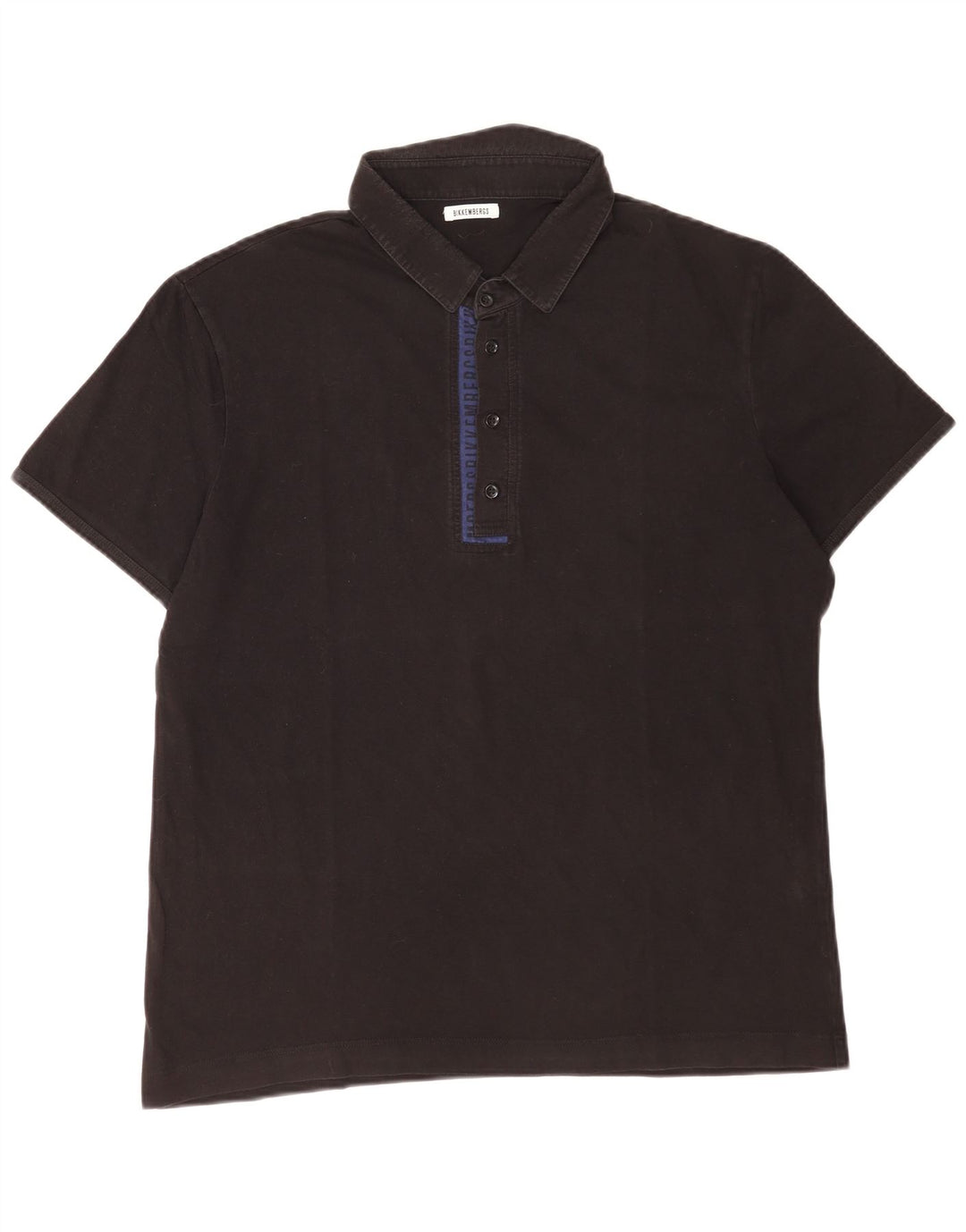 Polo da uomo Bikkembergs 2XL in cotone nero