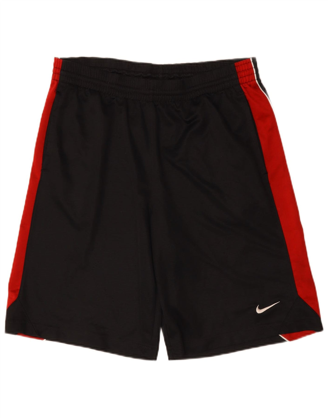NIKE Pantaloncini sportivi da uomo grandi in poliestere color block nero