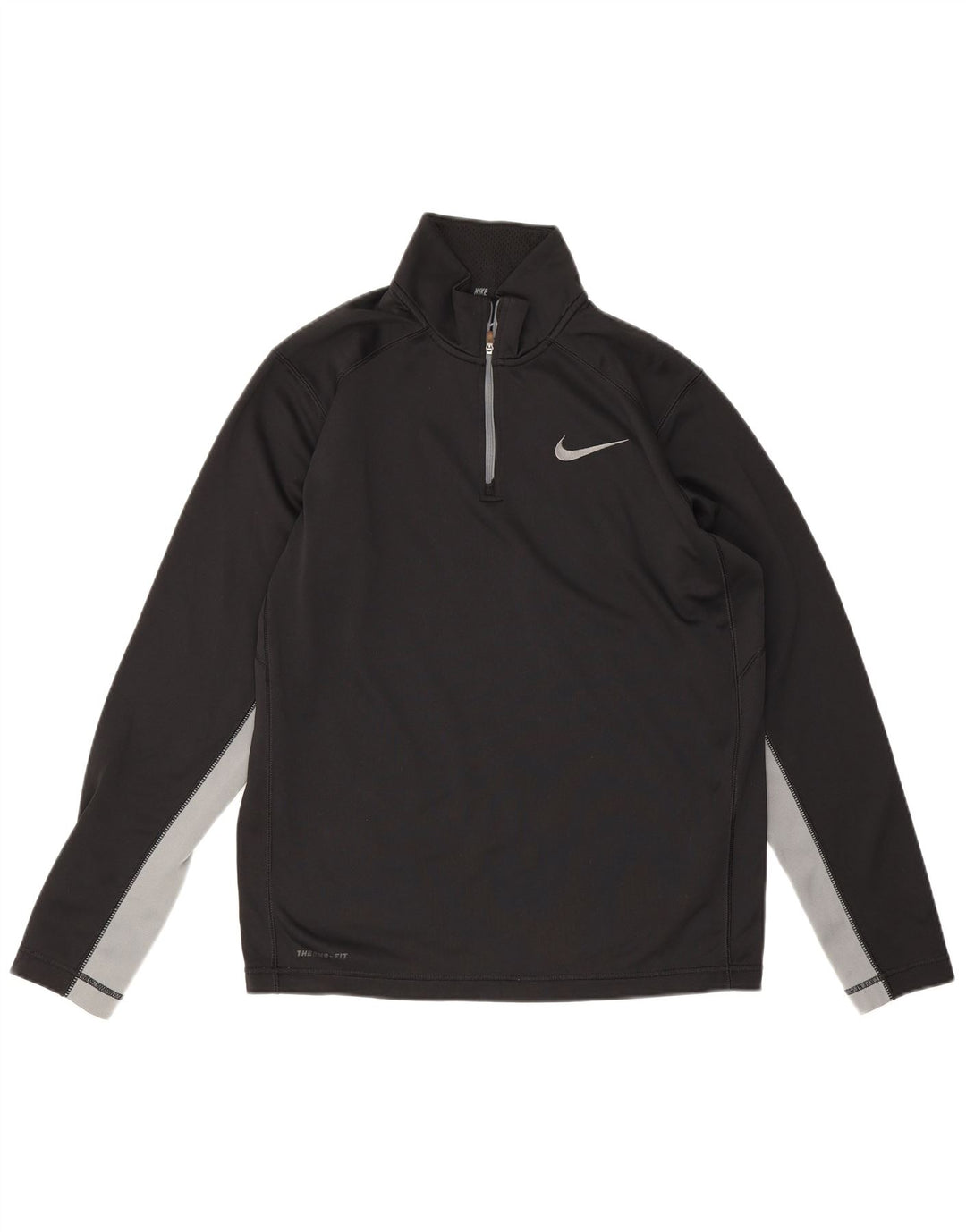 Top della tuta pullover Nike Therma-Fit da uomo, color block medio nero