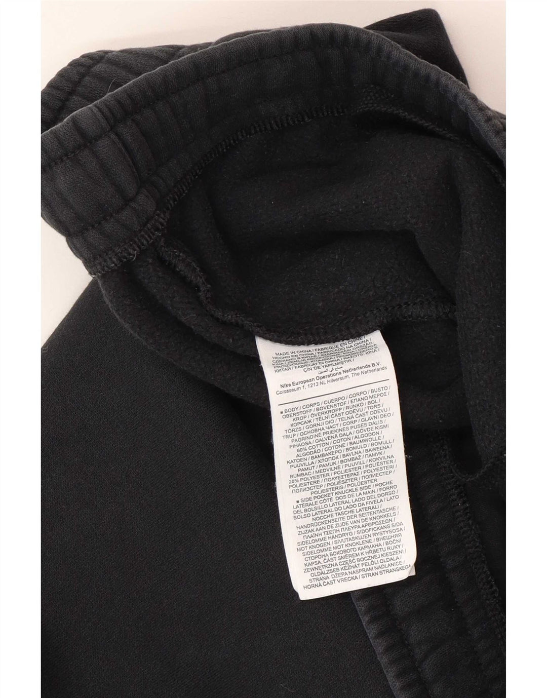 Pantaloni da tuta da uomo Nike Joggers medio cotone nero