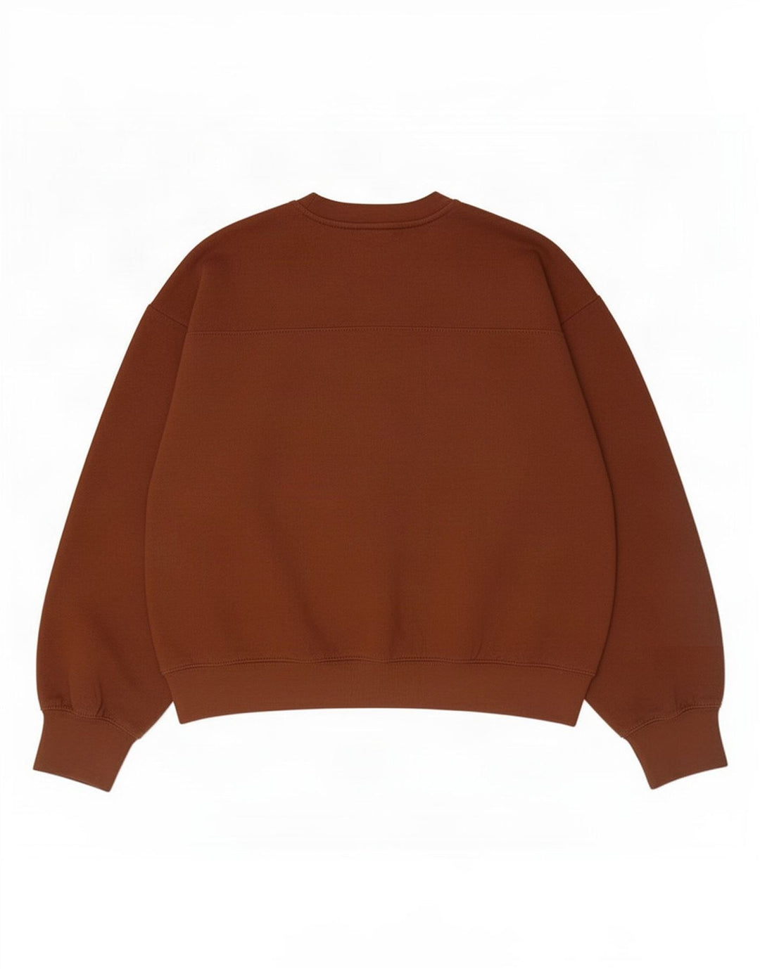 Felpa oversize corta da donna Zara, maglione, UK 14, poliestere marrone medio