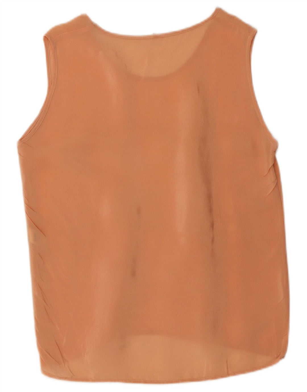 Canotta vintage da donna UK 10 piccola in poliestere rosa