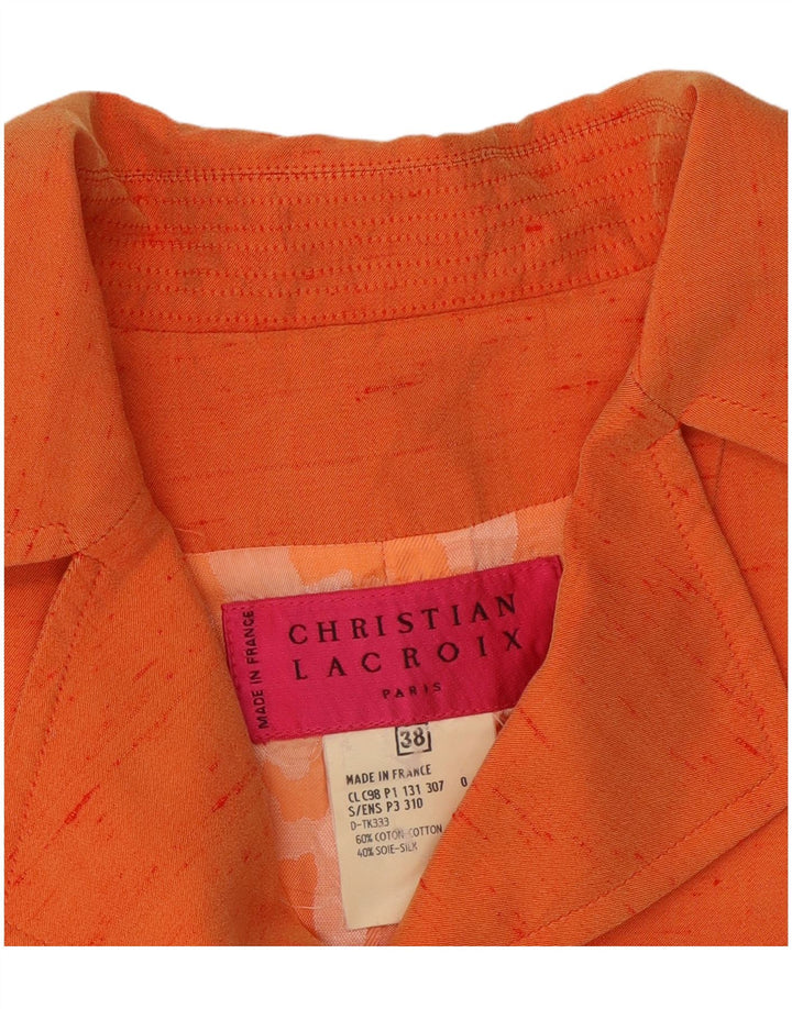Giacca blazer da donna Bazar De Christian Lacroix EU 38 arancione medio