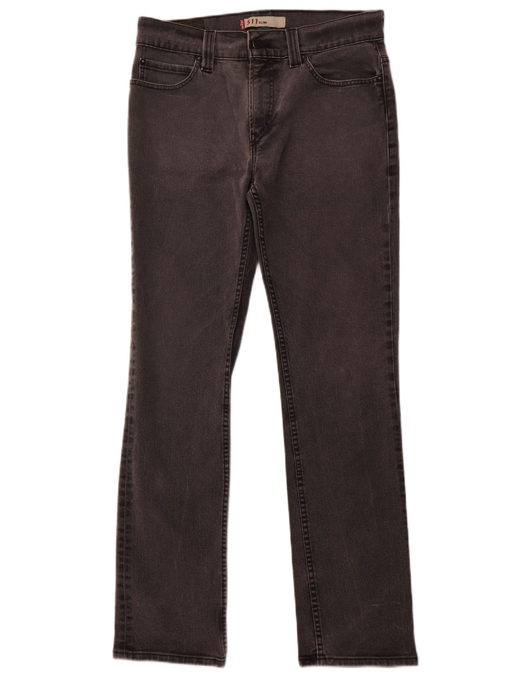 Jeans slim 511 da donna LEVI'S W36 L34 cotone grigio