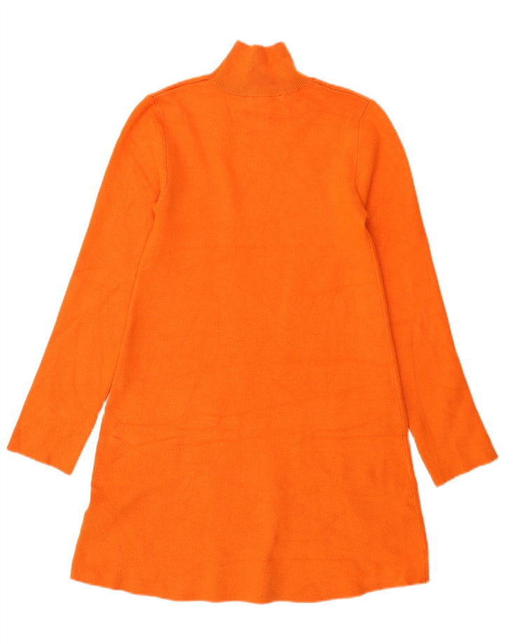 Abito maglione Zara da donna UK 8 piccolo arancione