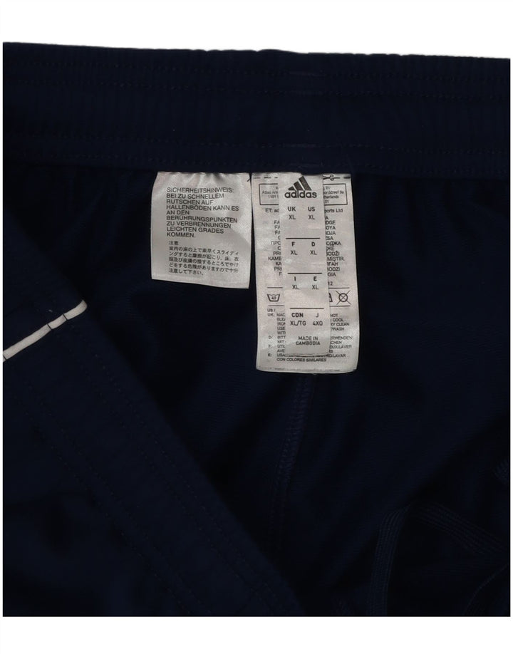 Pantaloni da tuta da uomo Adidas Joggers XL blu navy poliestere