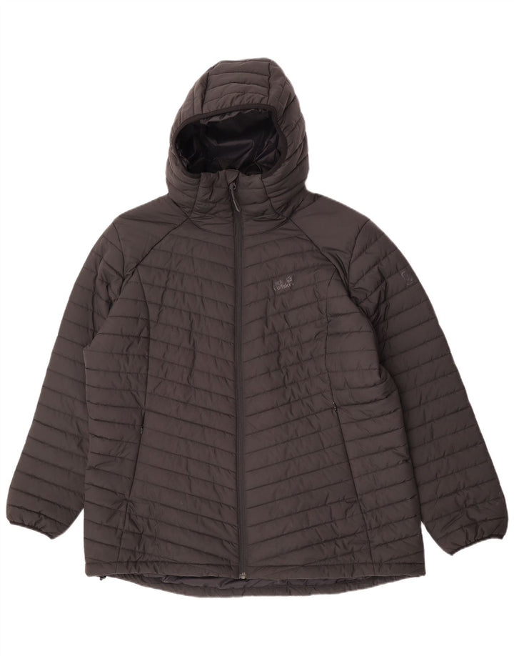 Giacca imbottita con cappuccio da uomo Jack Wolfskin UK 42 XL Nera
