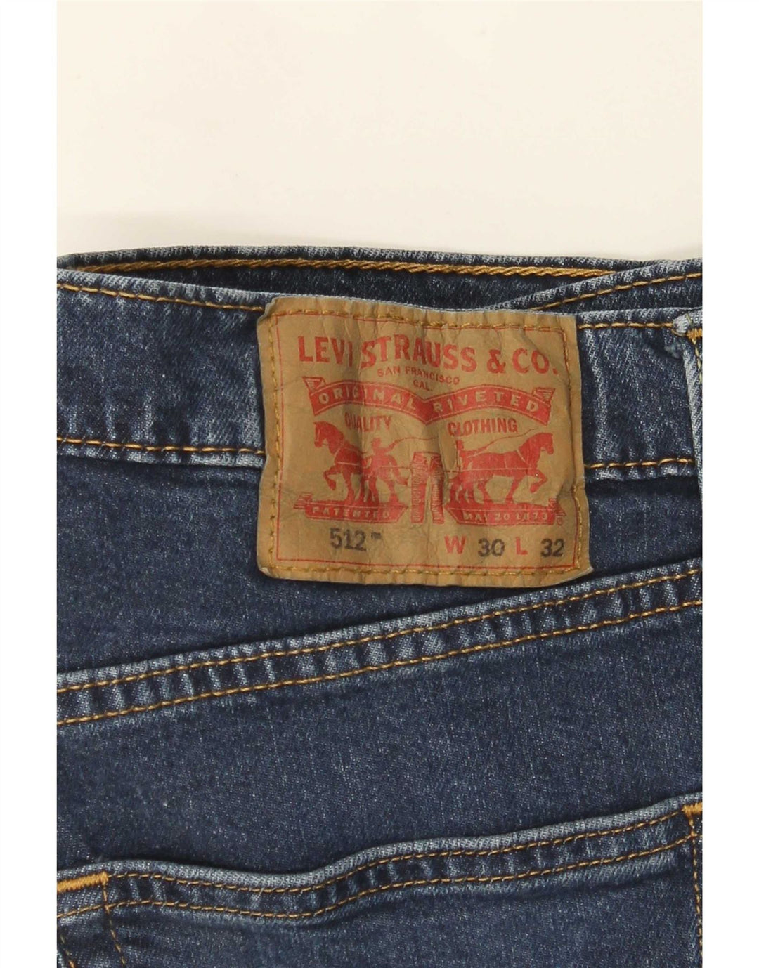 Jeans Levi's Uomo 512 Slim affusolati W30 L29 Blu