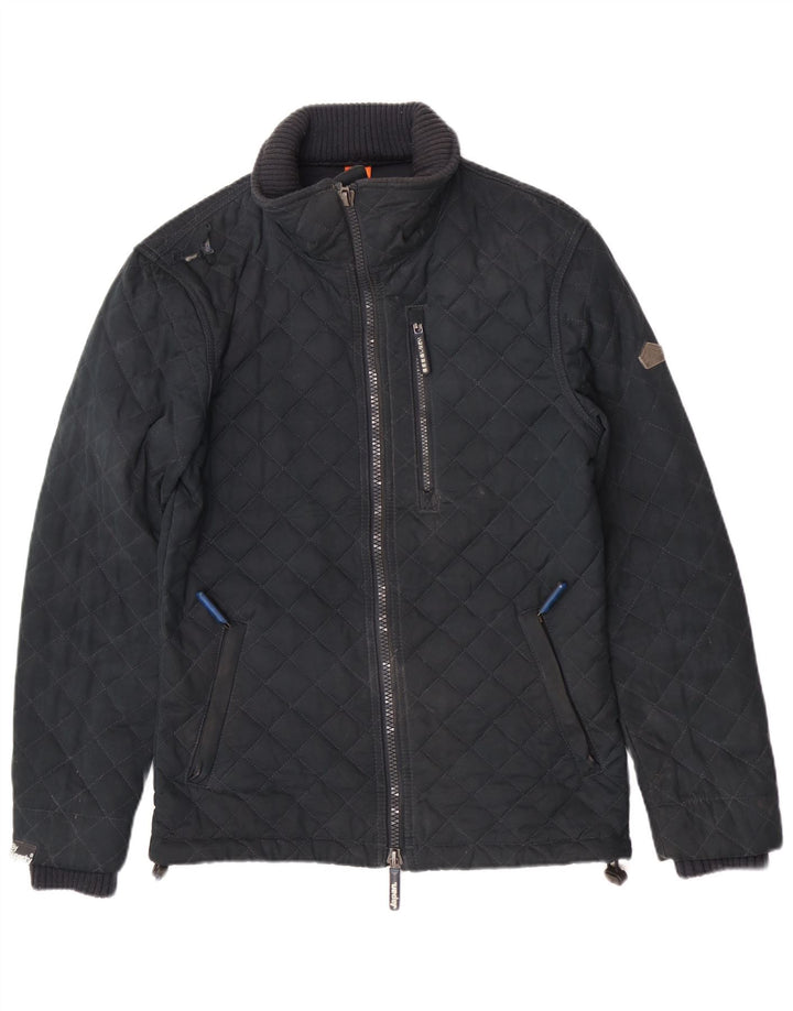 Giacca trapuntata da uomo Superdry UK 36 Small Verde Poliestere