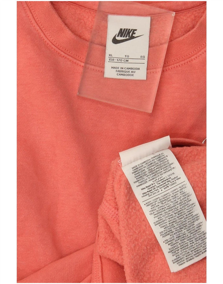 Felpa Nike Ragazzi Maglione 13-14 anni XL Rosa Cotone