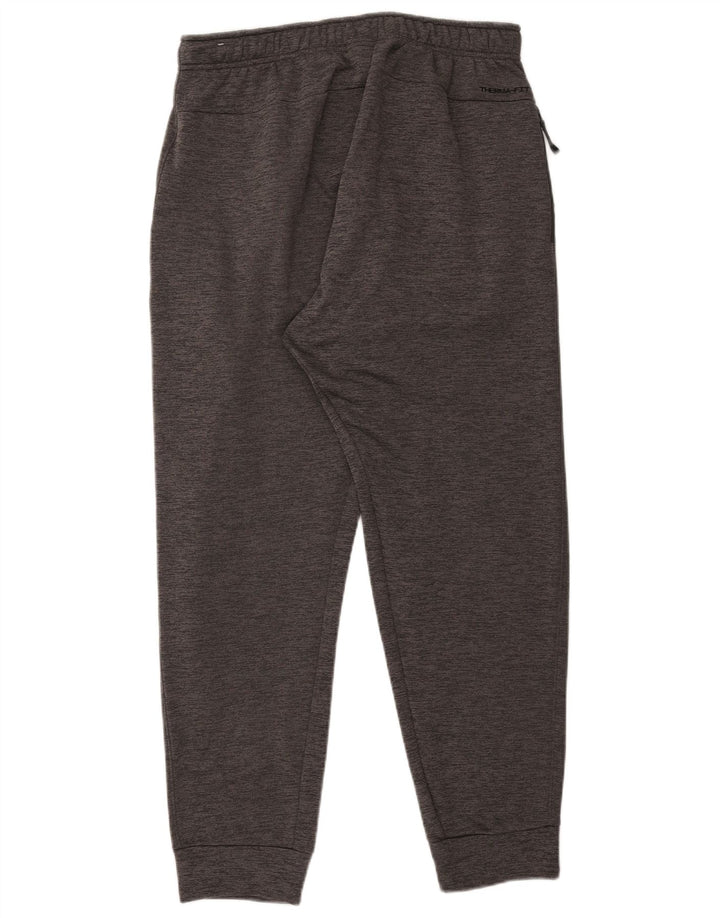 Tuta intera Nike Therma-Fit con cappuccio da uomo, grande, in poliestere chiazzato grigio