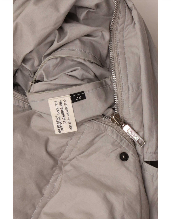 Giacca imbottita da uomo vintage UK 44 2XL Cotone grigio