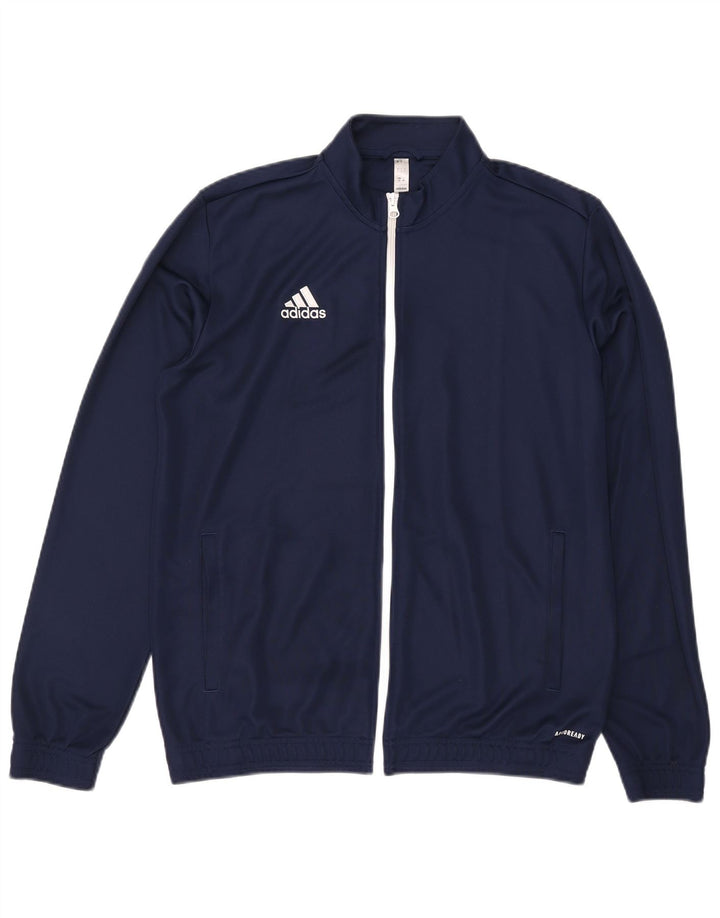 Giacca da uomo Adidas Aeroready Top Jacket Large Blu Navy in poliestere