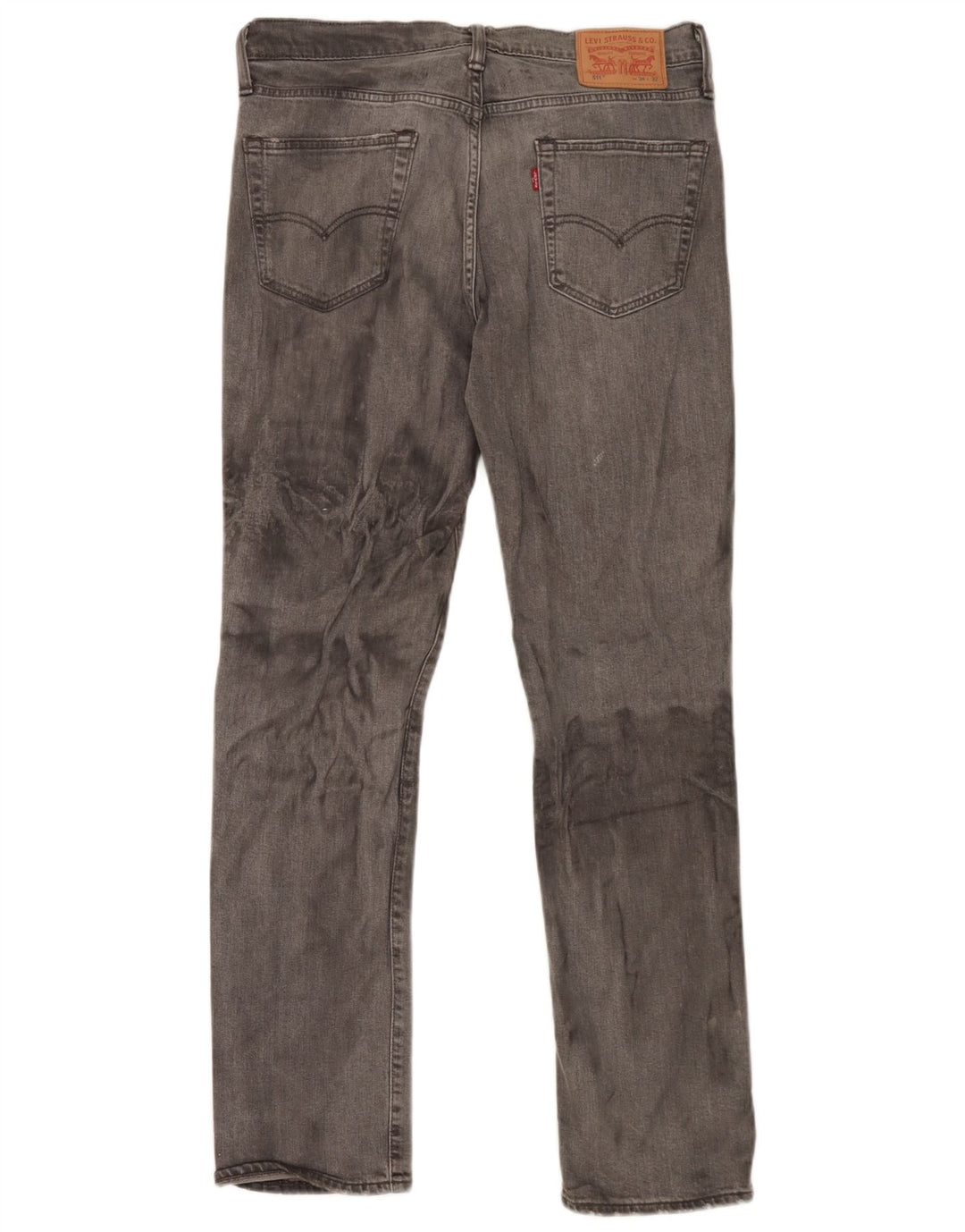 Jeans Levi's Uomo 511 Slim W34 L32 Cotone Grigio