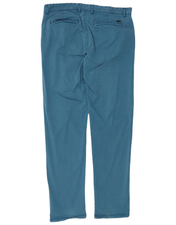 ARMANI EXCHANGE Pantaloni chino slim da uomo W34 L32 in cotone blu