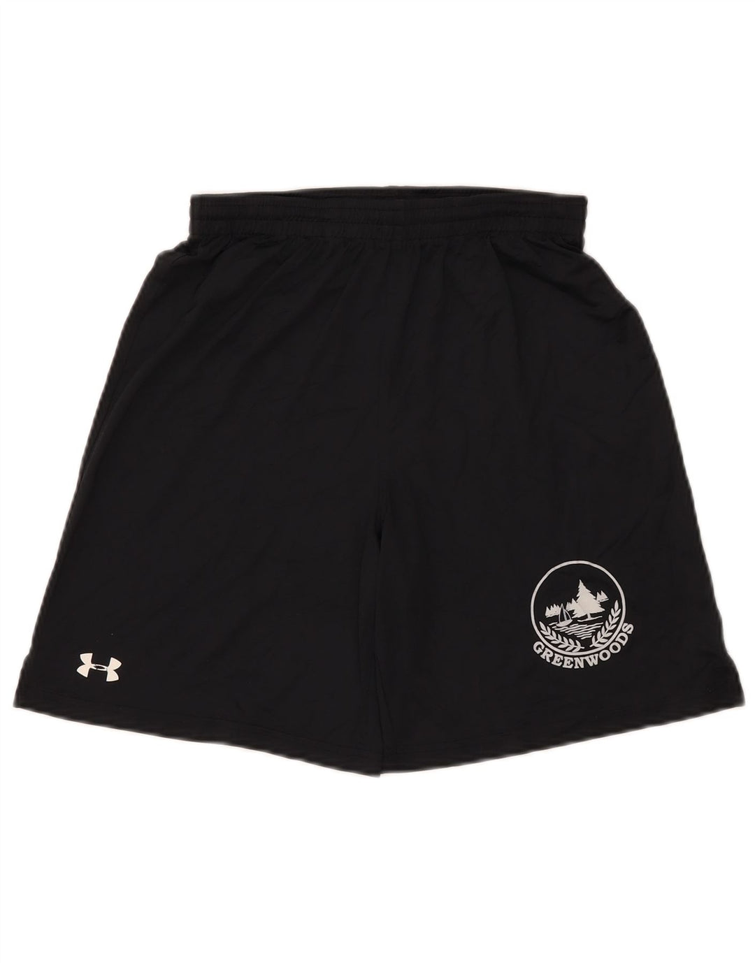 Pantaloncini sportivi UNDER ARMOUR per ragazzi 11-12 anni Large in poliestere nero