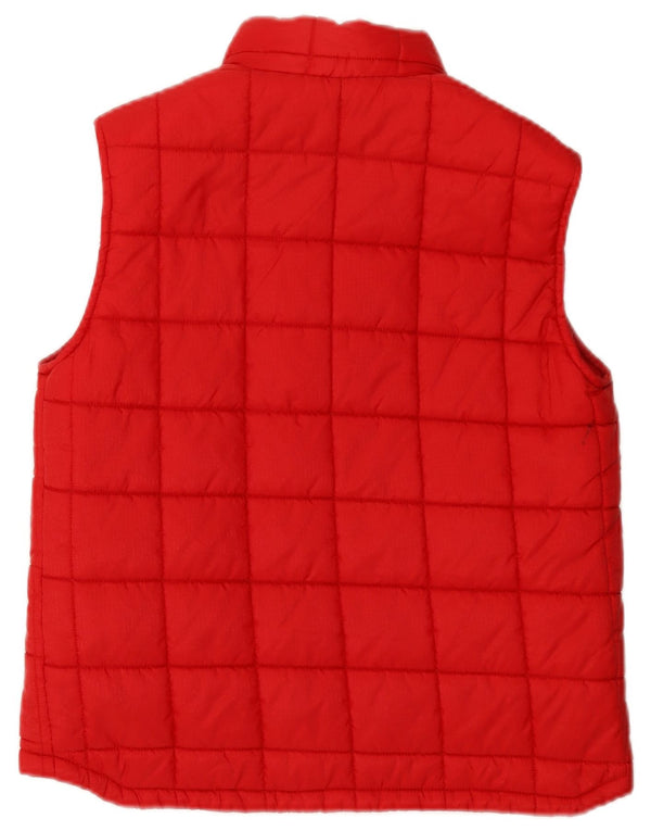 Gilet Imbottito Bambina Benetton 11-12 Anni XL Rosso Poliammide