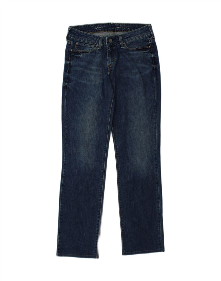 LEVI'S Womens Demi Curve Straight Jeans W28 L30 Blue
