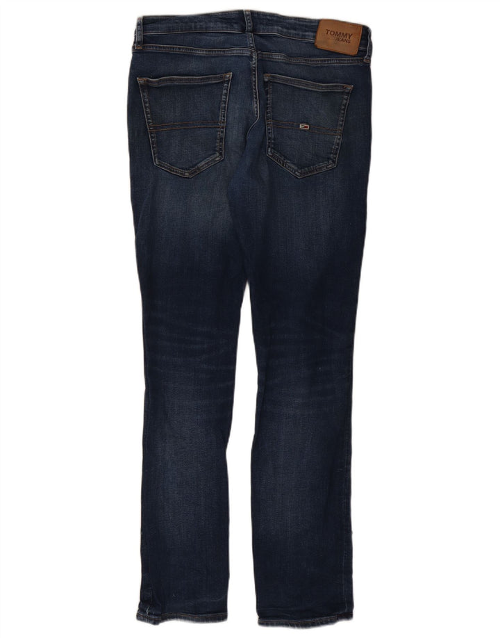 TOMMY HILFIGER Jeans slim da uomo W34 L32 cotone blu