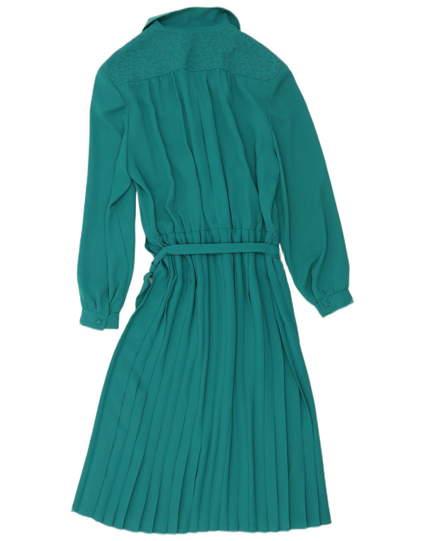 Abito a trapezio a maniche lunghe da donna Eastex UK 16 grande verde