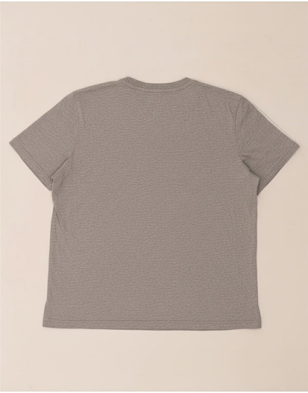 T-shirt Adidas da donna Top UK 20/22 XL cotone chiazzato grigio