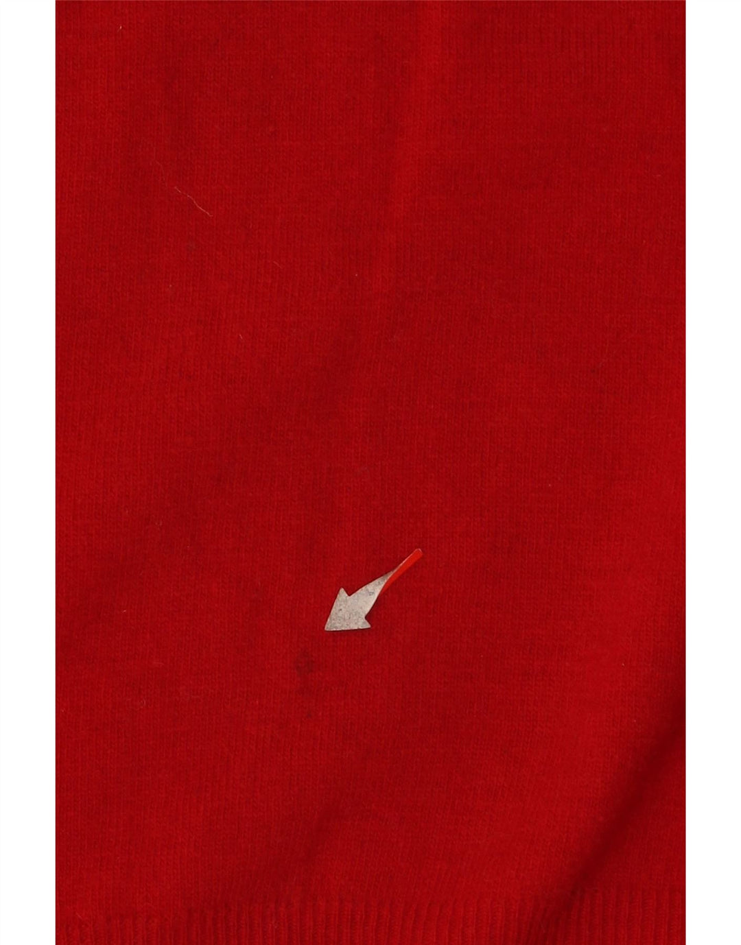 BENETTON Mens Vest Tank Top IT 50 Medium Red Wool Vintage Benetton and Second-Hand Benetton from Messina Hembry 