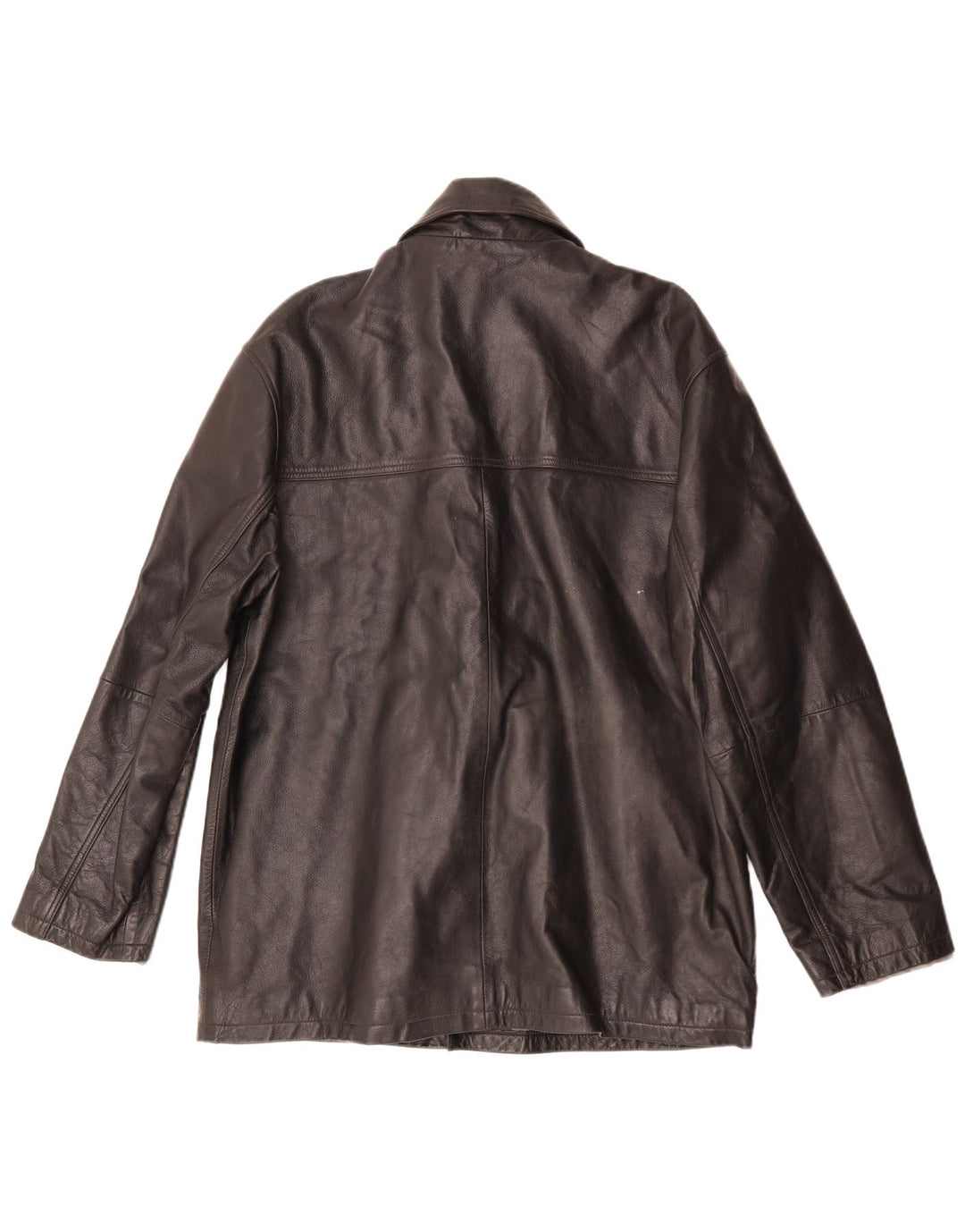 Giacca in pelle da uomo Ironsides UK 40 grande in pelle nera