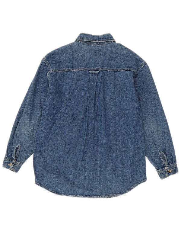 Camicia in denim per ragazzi Timberland 7-8 anni in cotone blu