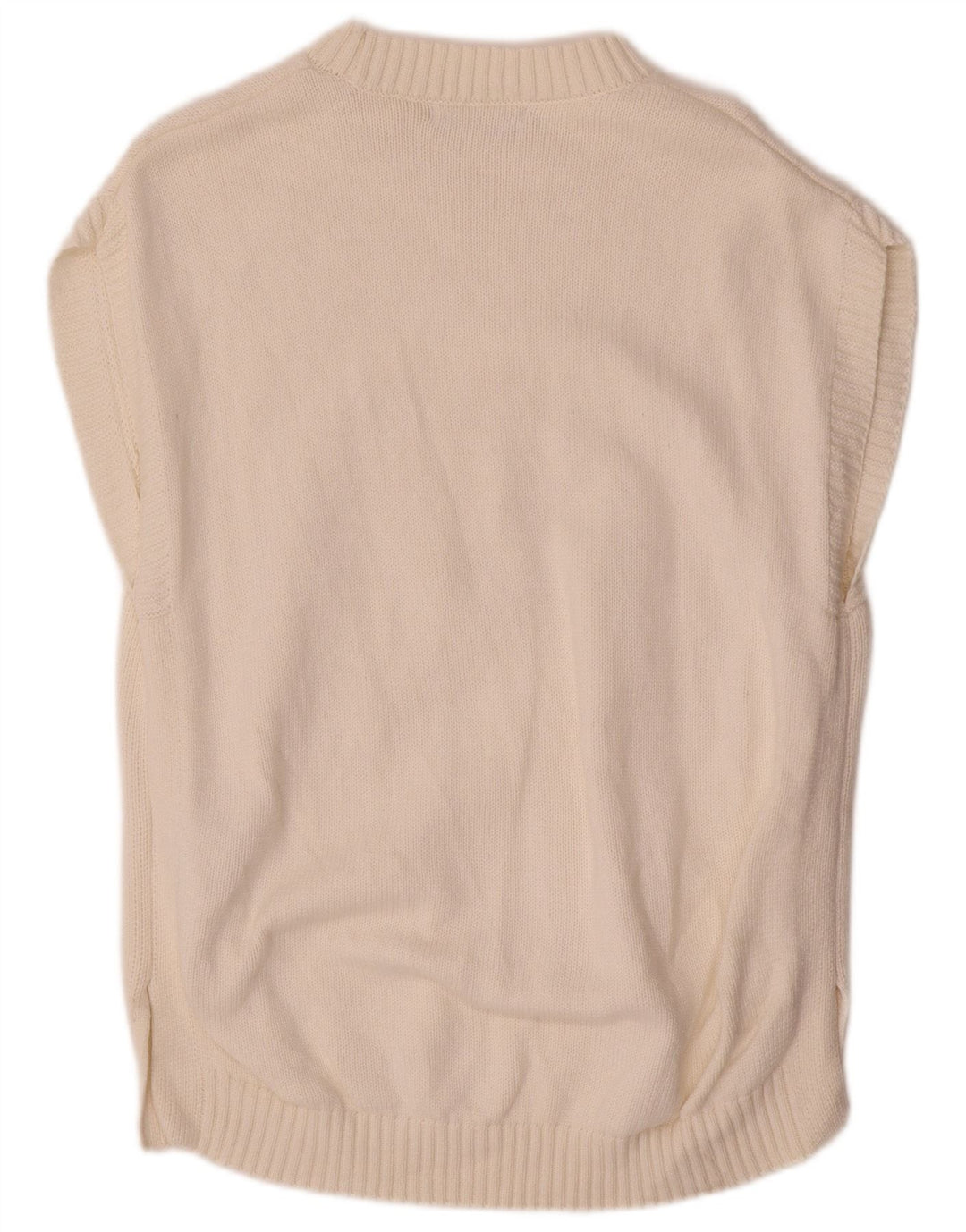 Canotta da uomo Marks & Spencer, media, cotone a rombi/diamante, bianco sporco