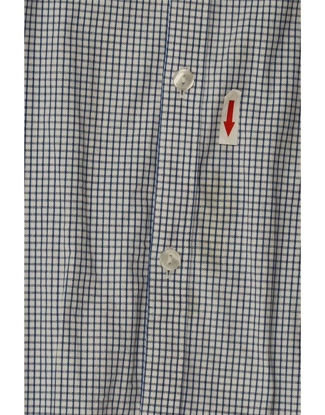 Camicia slim fit da uomo Calvin Klein, cotone a quadri blu grandi