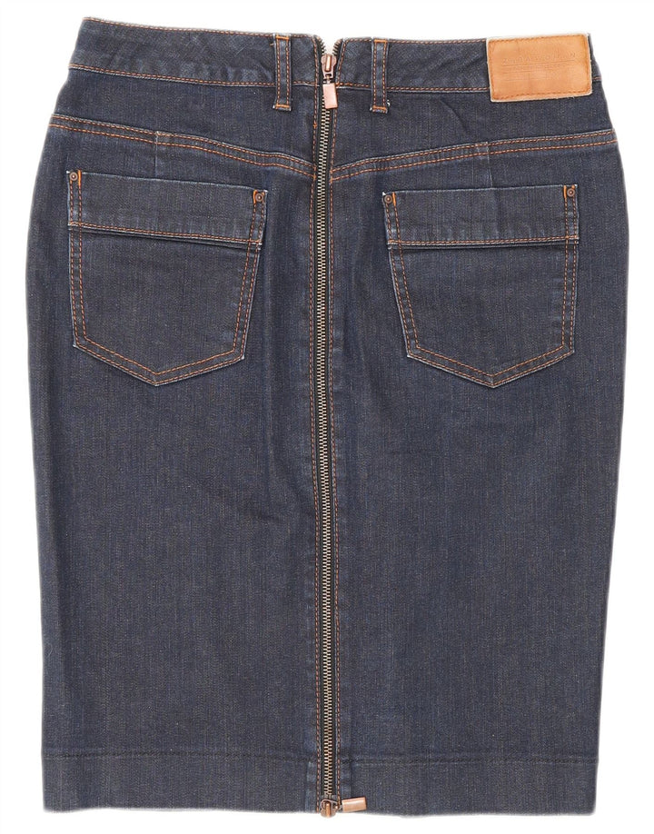 Gonna in denim da donna Zara EU 40 media W30 blu navy