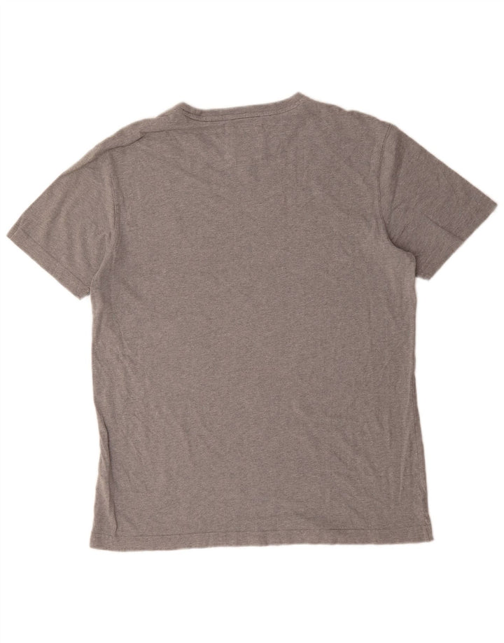 Crew Clothing T-shirt da uomo Top in cotone grigio medio