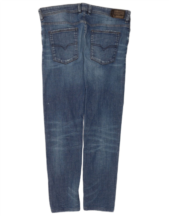 Jeans uomo Diesel Thanaz Slim W34 L30 cotone blu