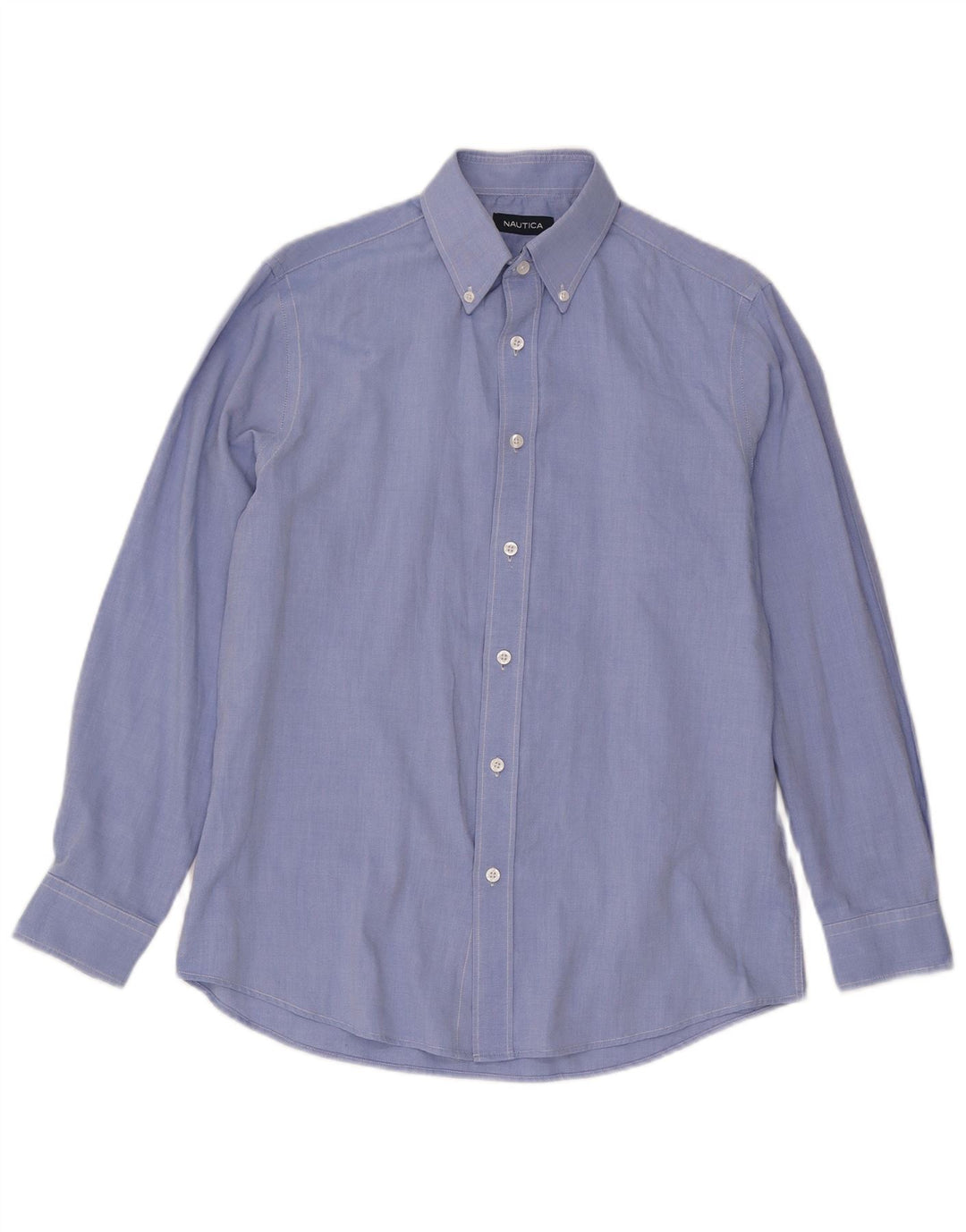 Camicia da uomo Nautica taglia 15 cotone blu medio