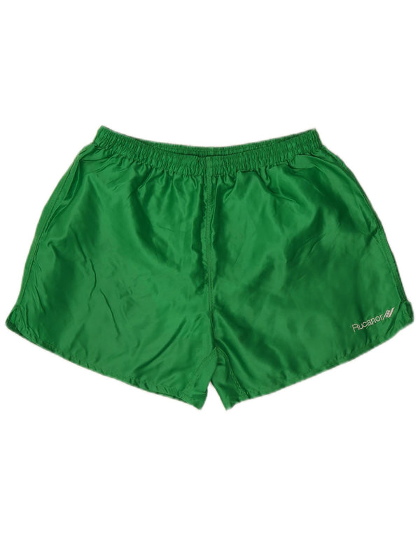 Pantaloncini sportivi da uomo Rucanor grandi in poliestere verde