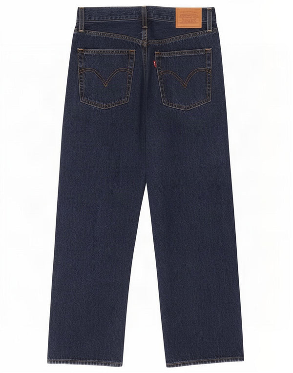 Jeans dritti Ribcage da donna Levi's W30 L27 cotone blu