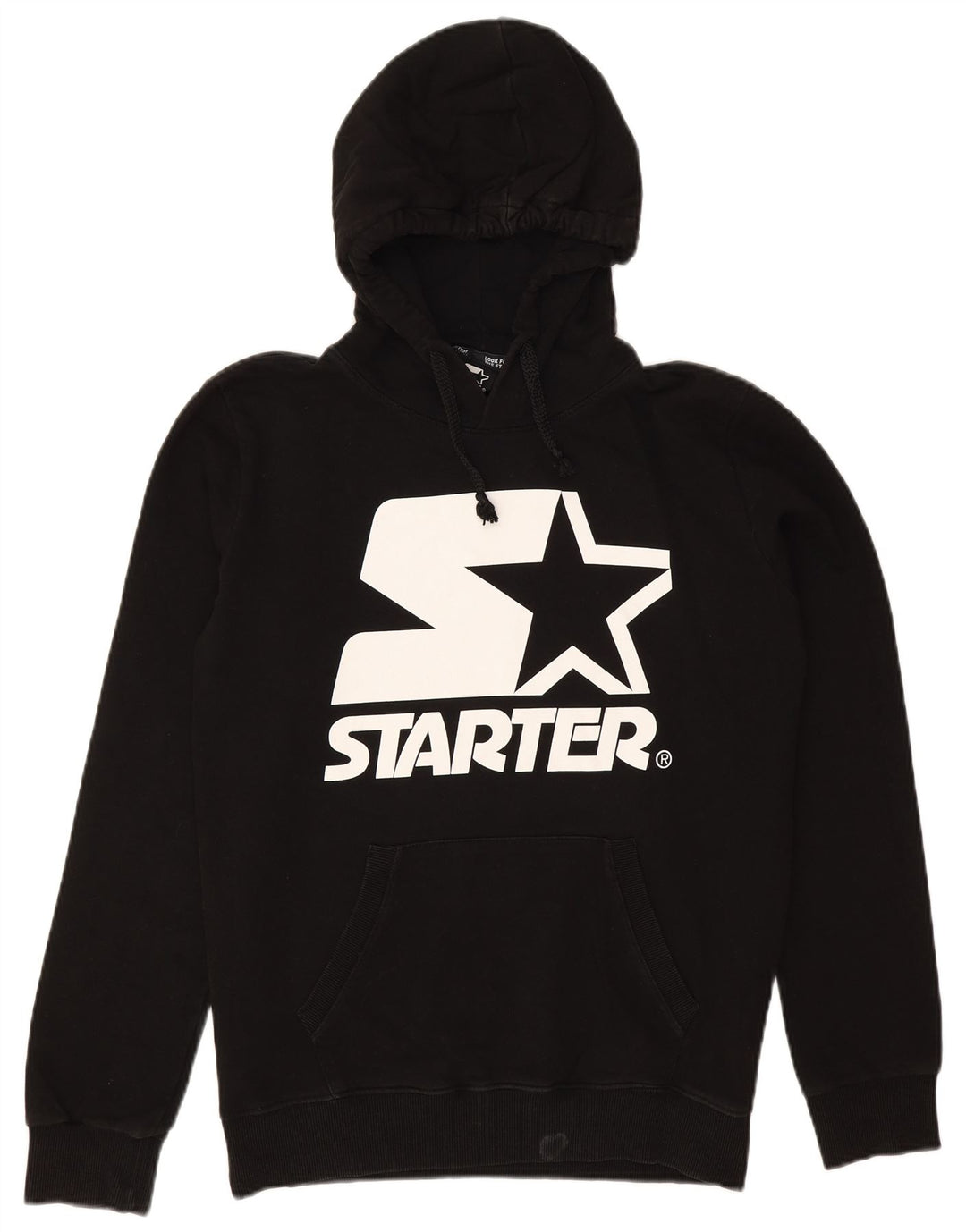Maglione con cappuccio grafico da uomo Starter medio nero
