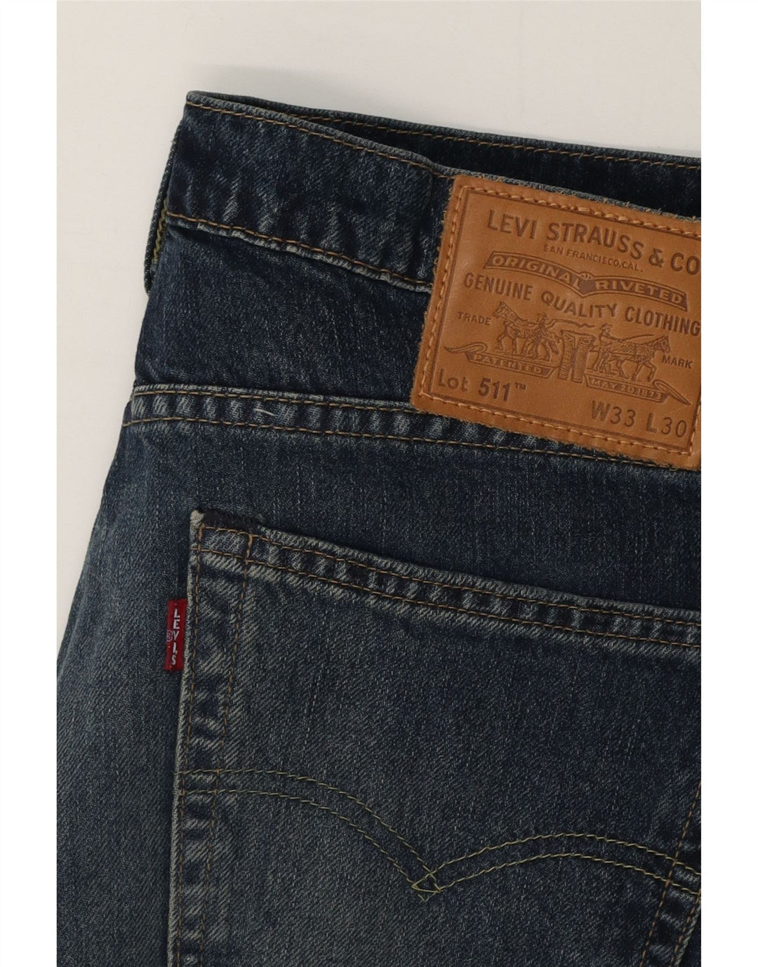 Jeans Levi's Uomo 511 Slim W33 L28 Cotone Blu