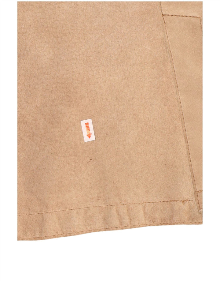 Giacca Blazer da Donna in Pelle Scamosciata a 2 Bottoni Conbipel IT 48 XL in Pelle Beige