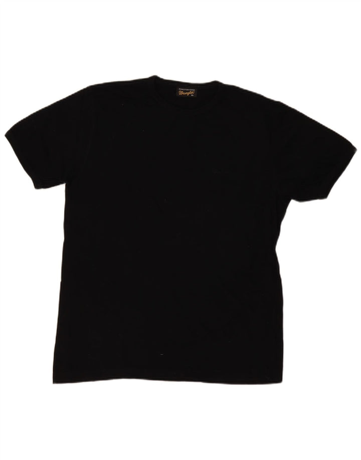 T-shirt da uomo WRANGLER Top XL in cotone nero