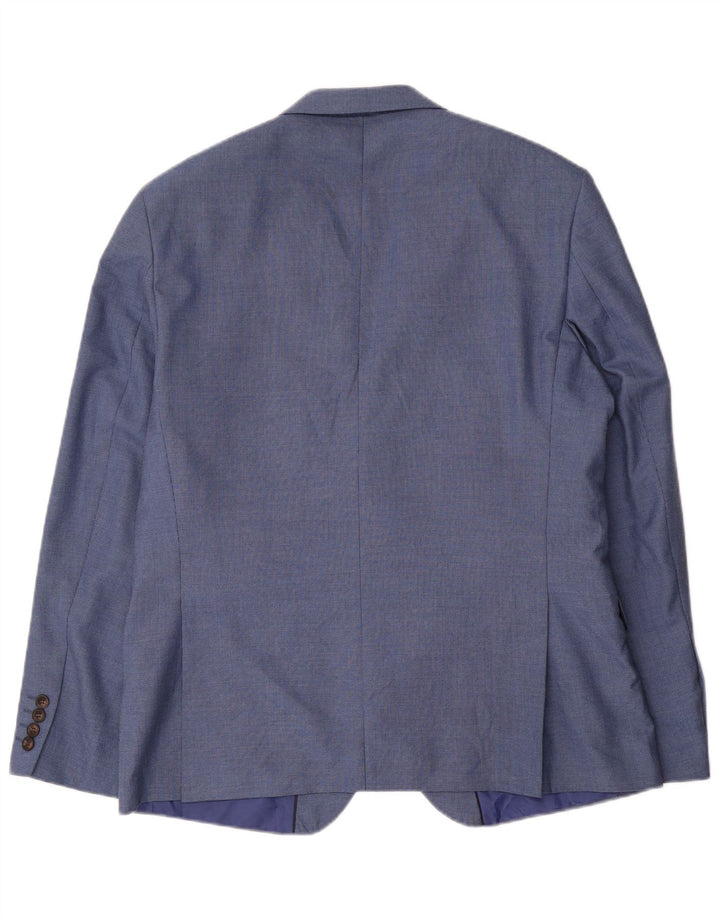 Giacca blazer a 2 bottoni su misura da uomo Marks & Spencer UK 42 grande blu