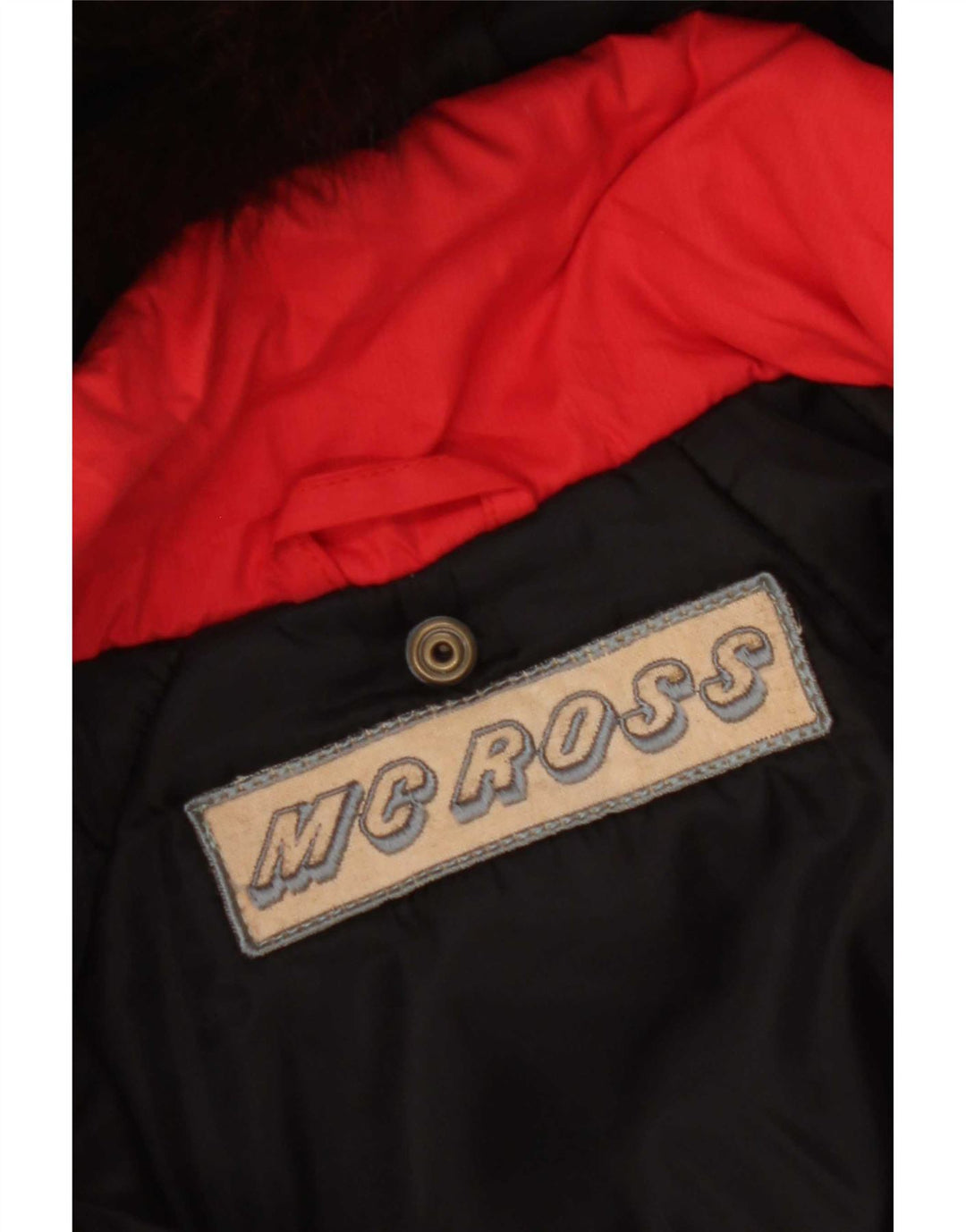 Giacca a vento oversize con cappuccio da donna MC Ross IT 40 piccola rossa
