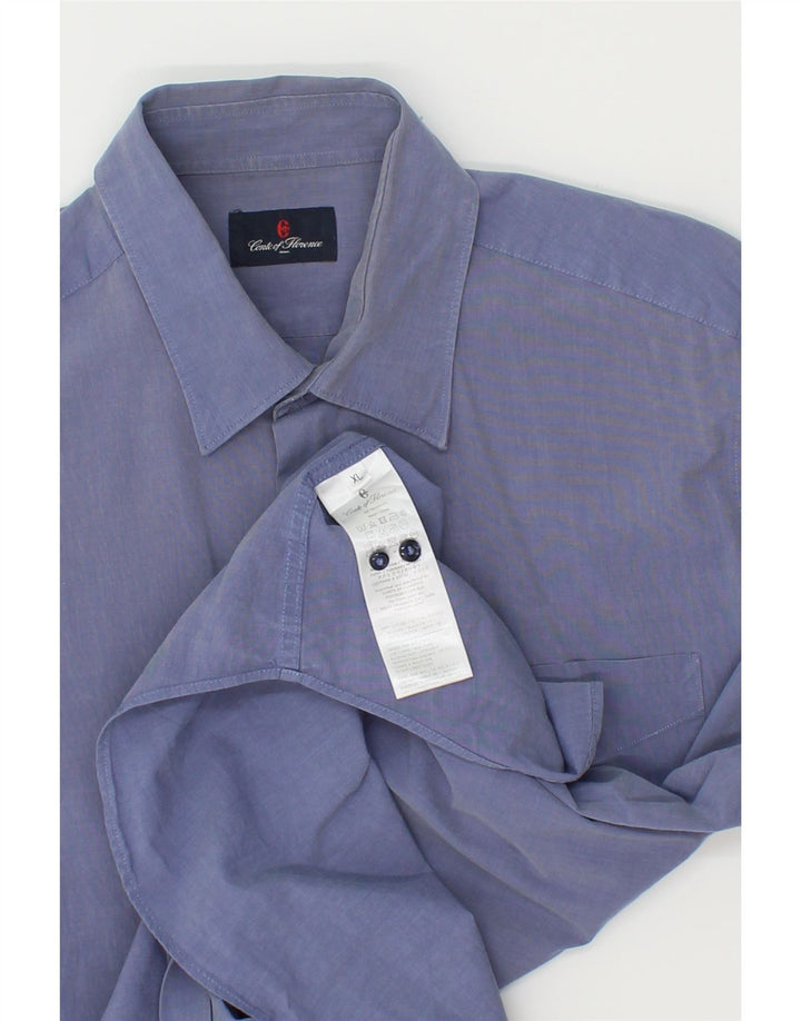 CONTE OF FLORENCE Mens Shirt XL Blue Cotton Vintage Conte of Florence and Second-Hand Conte of Florence from Messina Hembry 
