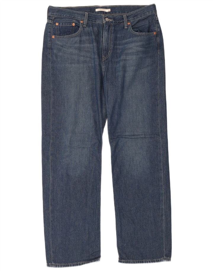 Jeans dritti da uomo Levi's Low Pro W32 L32 cotone blu