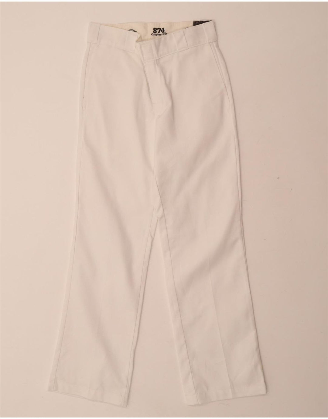 DIESEL Uomo 874 Pantaloni chino dritti dalla vestibilità originale W28 L30 Cotone bianco