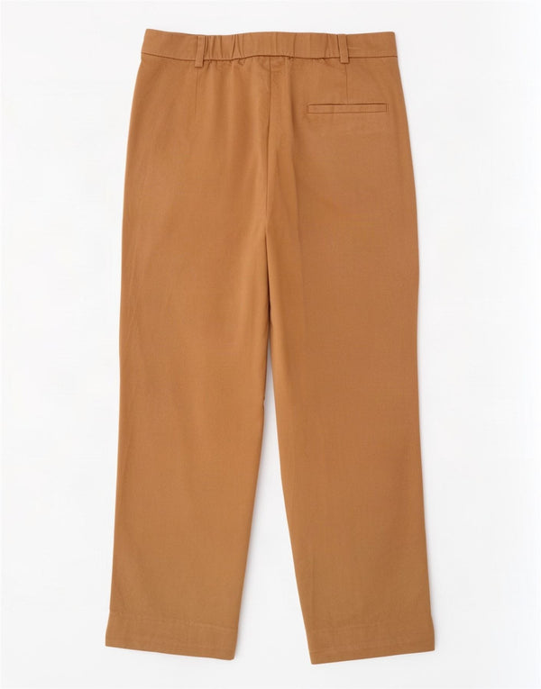 Pantaloni corti dritti da donna Marks & Spencer UK 10 Small W30 L26 Marrone